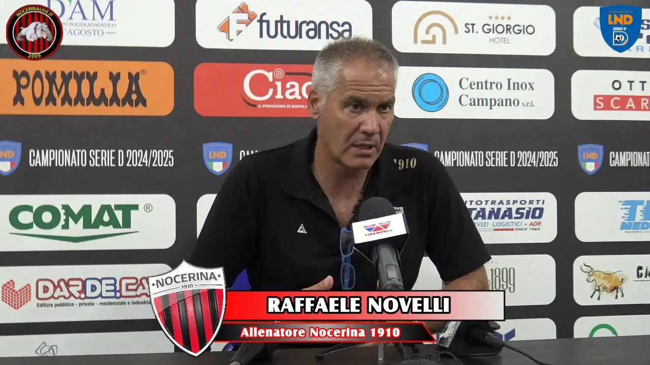 NOCERINA-UGENTO 1-0| La conferenza stampa di Raffaele Novelli NOCERINA-UGENTO 1-0| La conferenza stampa di Raffaele Novelli WhatsApp Image 2024 09 08 at 21