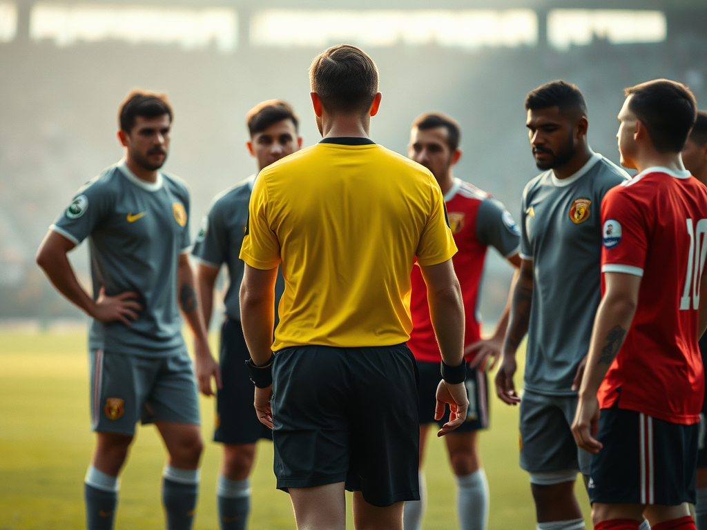 Arbitri di Serie D Girone H: Tutti i Designatori di Partite infortunio arbitro casacca gialla calciatori maglie grigio rosse