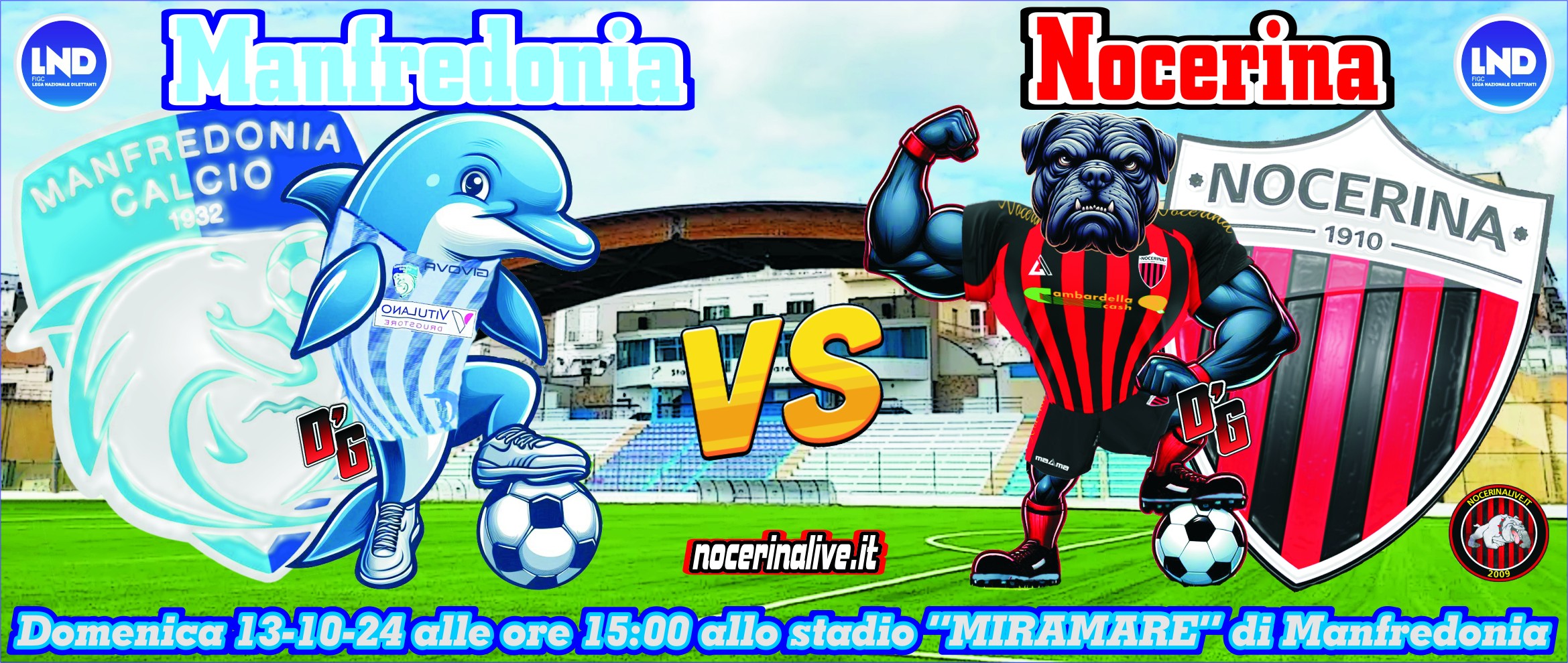 FT|MANFREDONIA-NOCERINA 0-3 [30&#8242; Marquez, 78&#8242; Padalino, 85&#8242; Gerbaudo] manfredonia nocerina