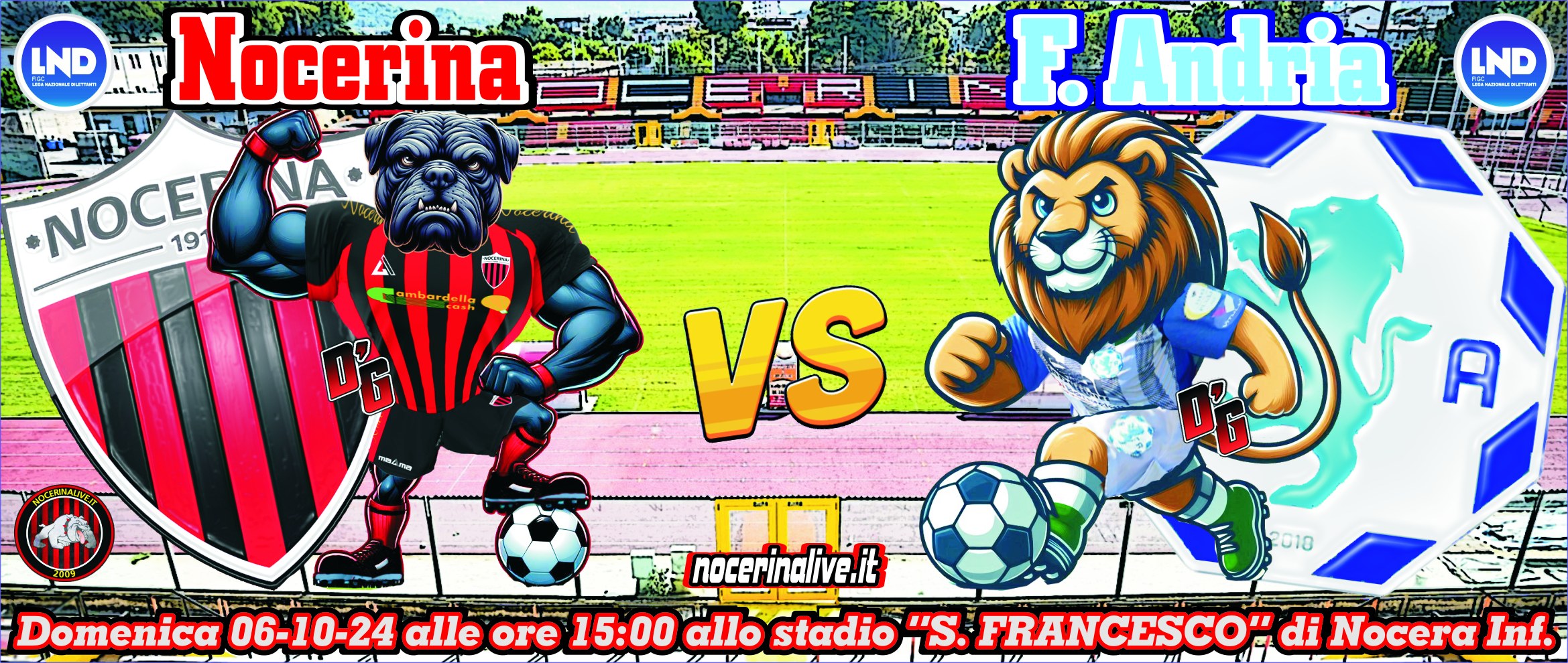 live| nocerina-f. andria 0-0 FT| NOCERINA-F. ANDRIA 3-1 [17&#8242; Da Silva (Fa), 39&#8242; Marquez, 76&#8242;, 84&#8242; Ferrari] nocerina fidelis andria