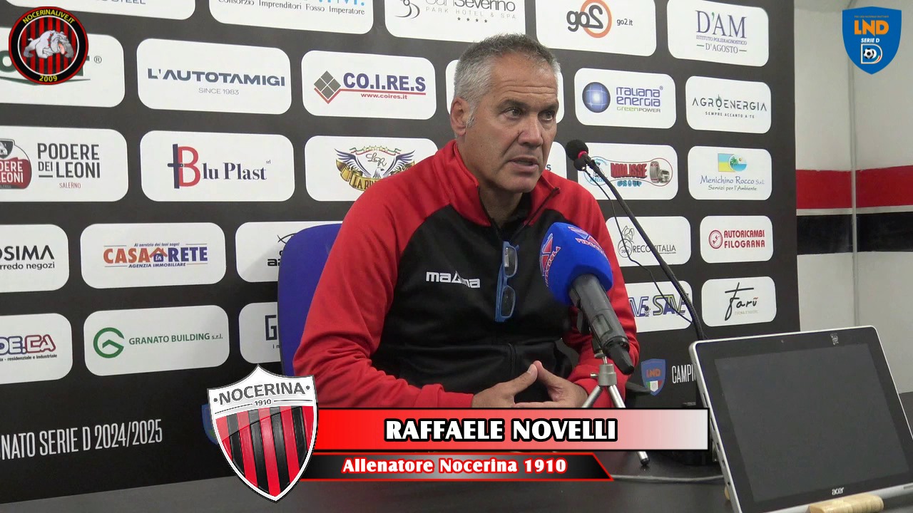 NOCERINA-FASANO 1-1| La conferenza stampa di mister Novelli [VIDEO] IMG 20241124 WA0145