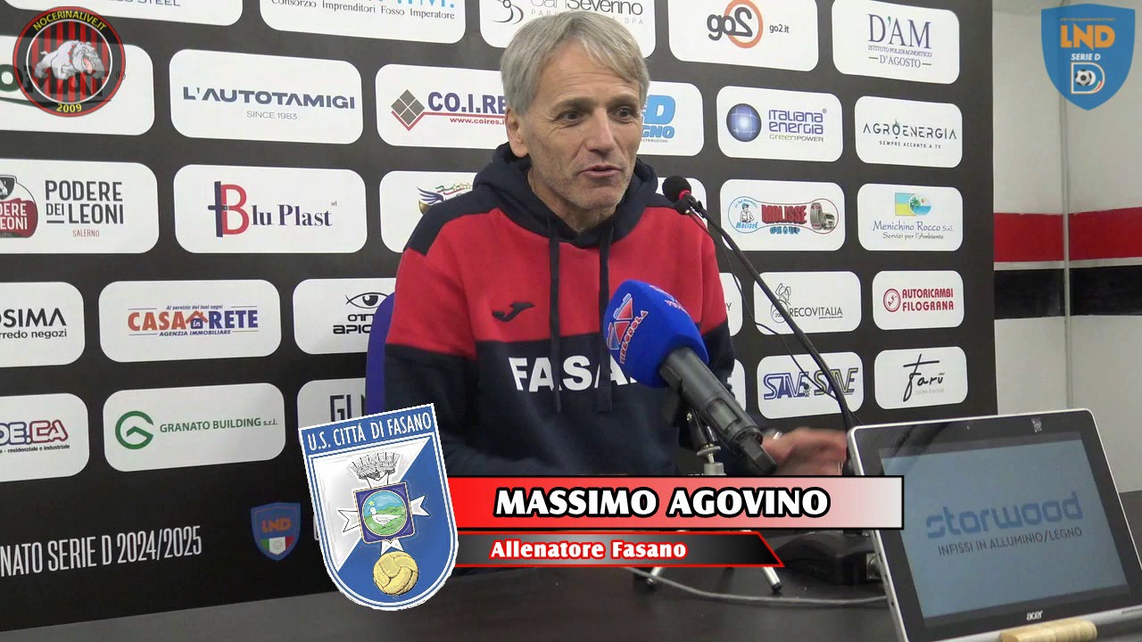 NOCERINA-FASANO 1-1| La conferenza stampa di mister Agovino [VIDEO] IMG 20241124 WA0154