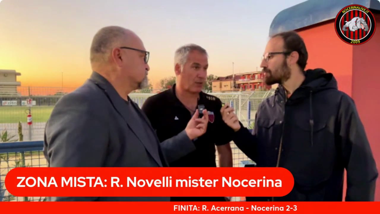 Acerrana vs Nocerina: Le Parole di Mister Novelli VIDEO Senza titolo