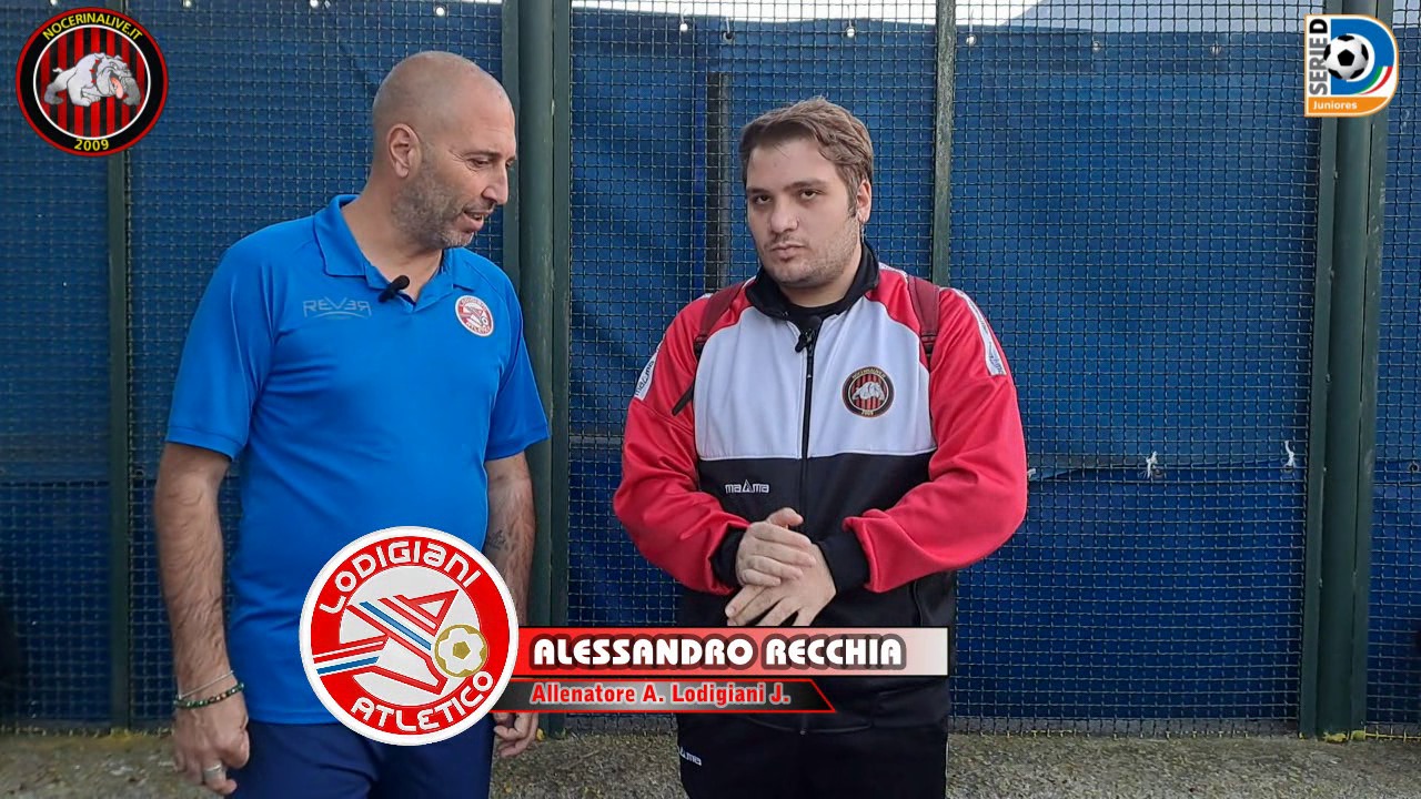 JUNIORES|NOCERINA-ATLETICO LODIGIANI: Le dichiarazioni di Mister Recchia [VIDEO] WhatsApp Image 2024 11 02 at 18