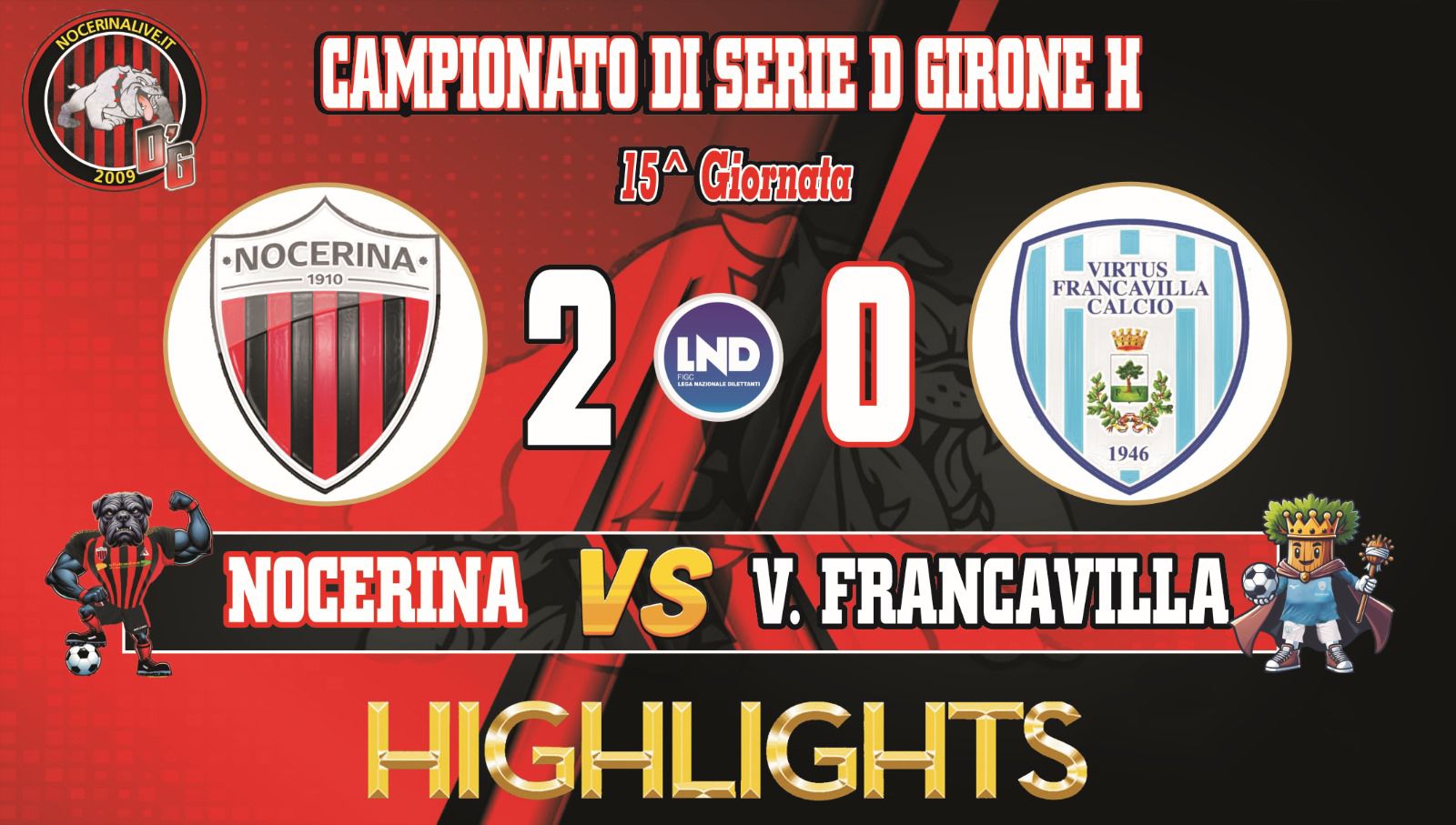 Gli highlights di Nocerina-Virtus Francavilla [VIDEO] IMG 20241208 WA0160