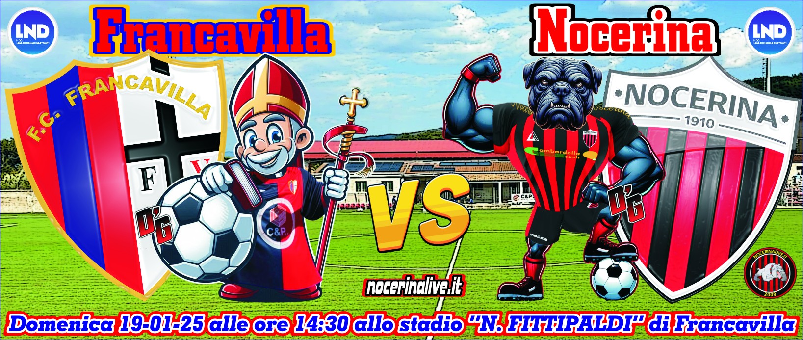 FT| FRANCAVILLA-NOCERINA 0-2 [35&#8242; Aut.Pellegrini, 55&#8242; Addessi (N)] fc francavilla nocerina