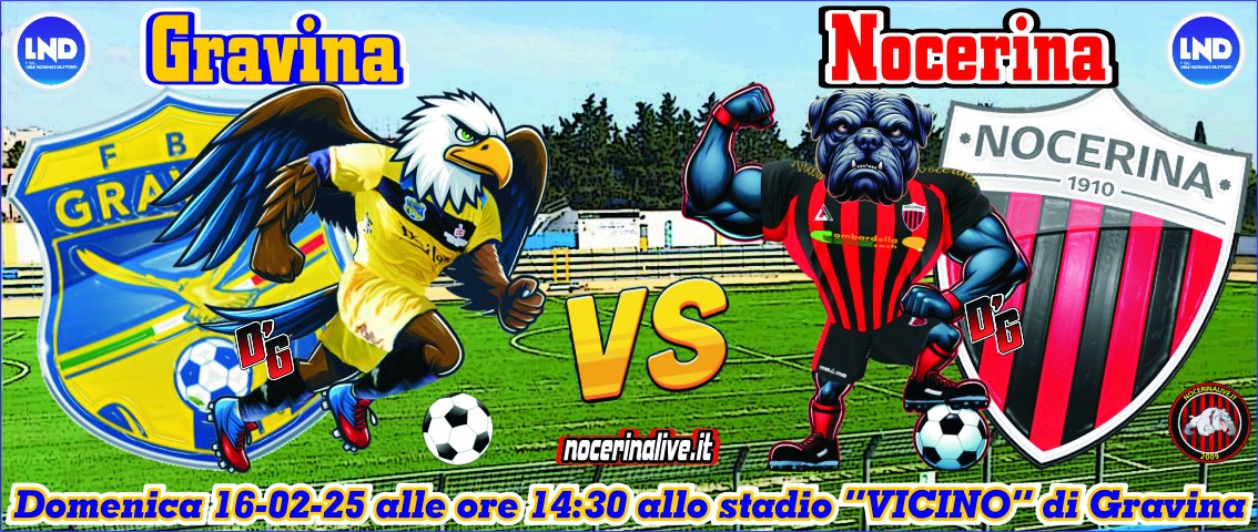 FT| GRAVINA-NOCERINA 1-1 [85&#8242; Vono (N), 93&#8242; Stauciuc (G)] gravina nocerina